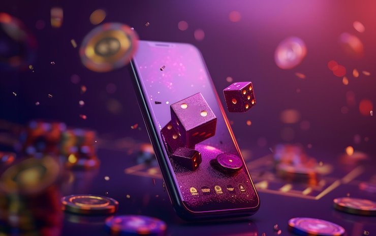 Tampilan fitur aplikasi qq724 di ponsel